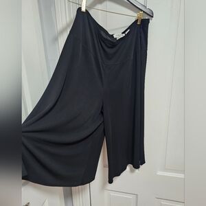 Nine West Black Wide-Leg Women's Capri